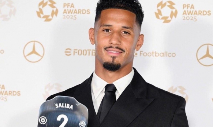 William Saliba ghi dấu thành tích 'vô tiền khoáng hậu' ở tuổi 24