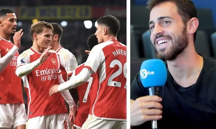 Bernardo Silva khẳng định Arsenal không phải đối thủ của Man City