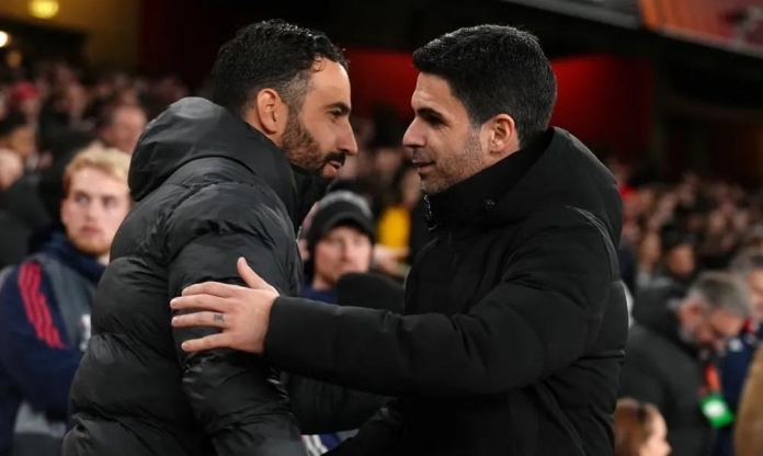 HLV Ruben Amorim quyết đấu Mikel Arteta vì giải thưởng Ngoại hạng Anh