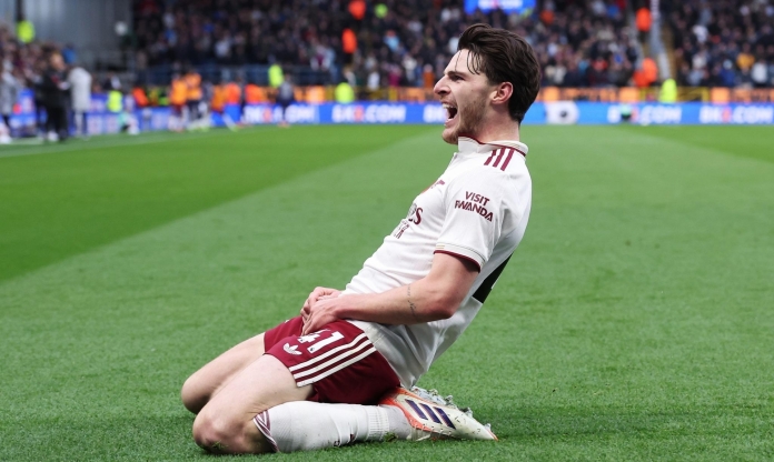Hai 'mảnh ghép vàng' giúp Declan Rice thăng hoa tột đỉnh trong màu áo Arsenal