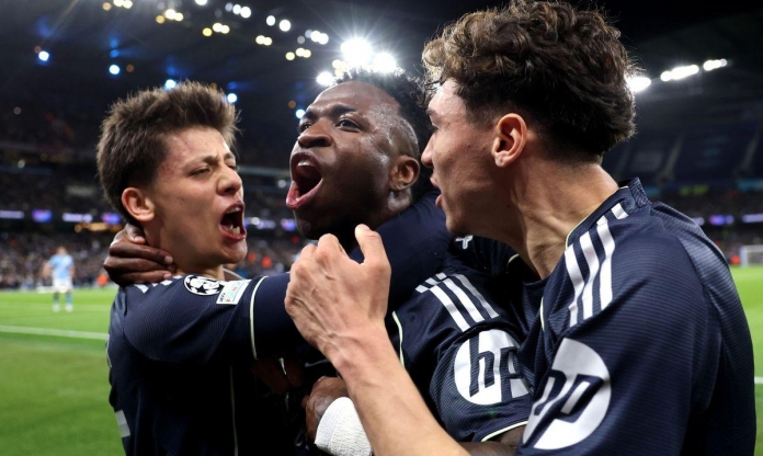 Vinicius Jr khiến Man City nổi giận với màn ăn mừng gây tranh cãi
