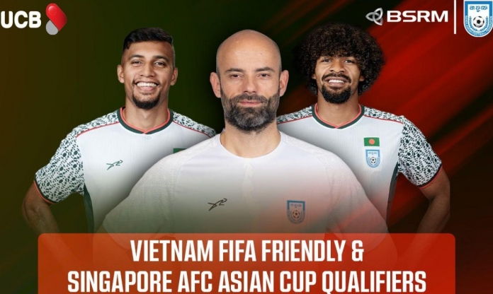 Bangladesh chốt 23 cầu thủ đấu ĐT Việt Nam, có nhà vô địch FA Cup