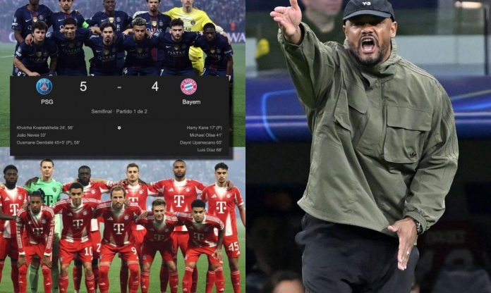 HLV Kompany: 'Bayern đáng ra phải ghi thêm 3 bàn trước PSG'