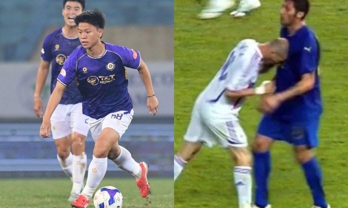 Cầu thủ V.League nhận thẻ đỏ vì 'thiết đầu công' kiểu Zidane