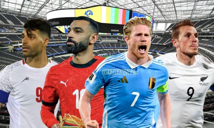 Bảng G World Cup 2026: Đội châu Á đối đầu 2 vua kiến tạo Ngoại hạng Anh