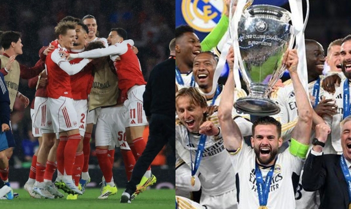 Arsenal viết lại lịch sử của Real Madrid ở Champions League
