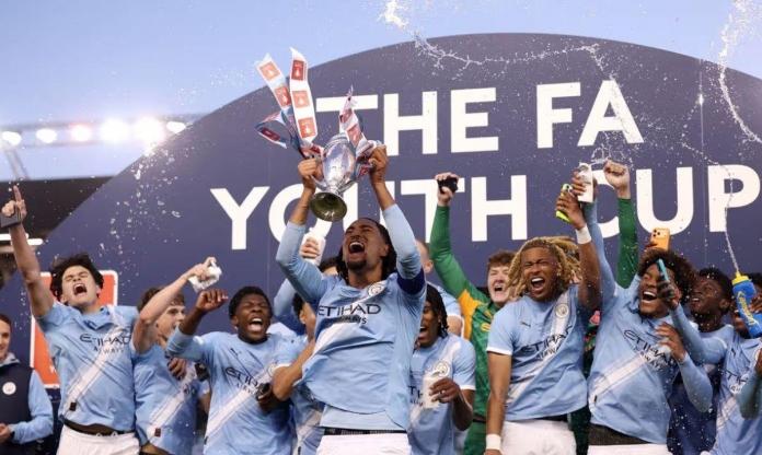 Đánh bại MU, đội trẻ Man City chính thức vô địch FA Youth Cup