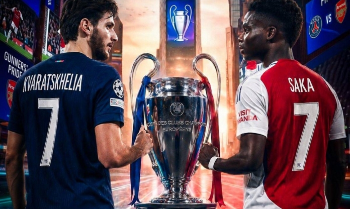 Thành tích đối đầu PSG vs Arsenal: Pháo thủ lép vế nhà vô địch?