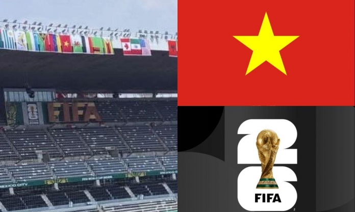 Quốc kỳ Việt Nam xuất hiện tại SVĐ khai mạc World Cup 2026