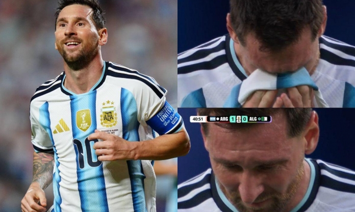 Messi bật khóc sau khi ghi bàn: 'Tôi đã trải qua những ngày...'