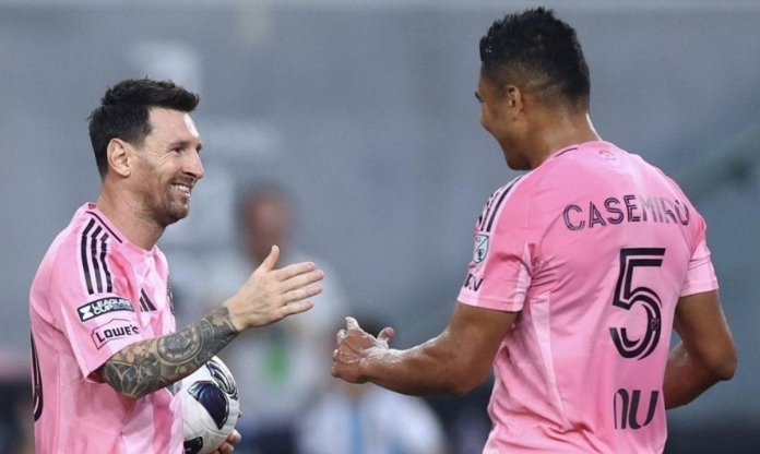 Messi và Casemiro cùng tạo nên khoảnh khắc khó tin tại Inter Miami