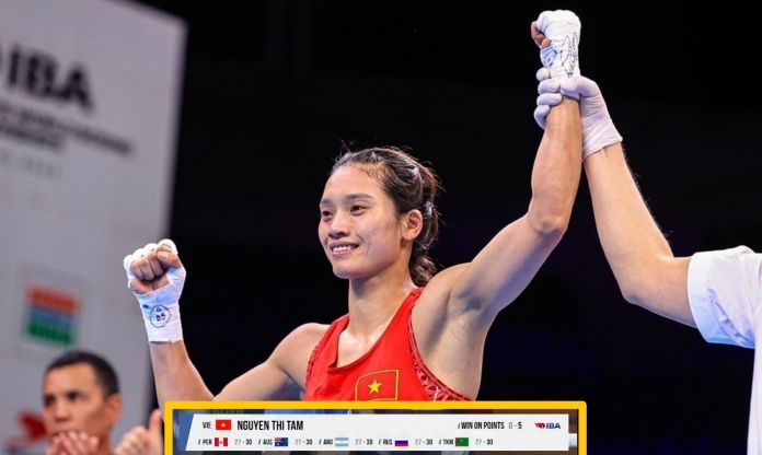 Hủy diệt HCĐ thế giới, Nguyễn Thị Tâm vào bán kết Boxing nữ VĐTG 2023