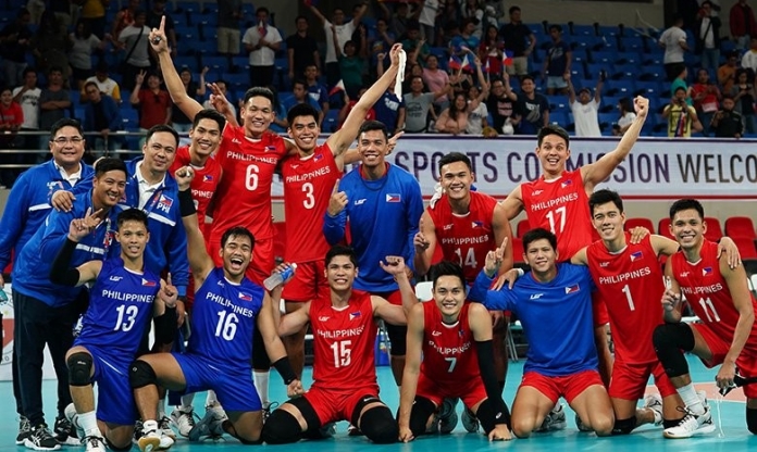 SEA Games 32: Campuchia 'cứu thua' bóng chuyền nam Philippines ở phút chót