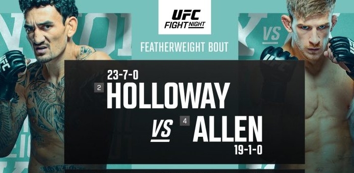 Trực tiếp UFC Fight Night: Max Holloway vs Arnold Allen