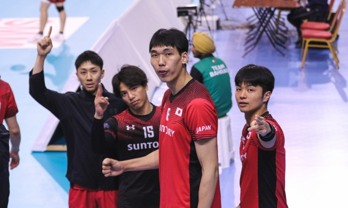 Đội bóng chuyền nam số 1 Nhật Bản xử gọn 'hung thần' ĐNÁ ở giải châu Á