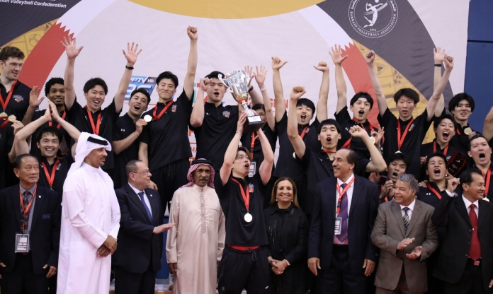 Trao thưởng giải bóng chuyền các CLB nam châu Á 2023: Nhật Bản vô địch