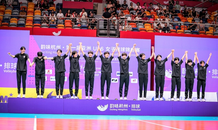 Trao thưởng cá nhân và đồng đội giải bóng chuyền nữ U16 châu Á 2023: Nhật Bản vô địch