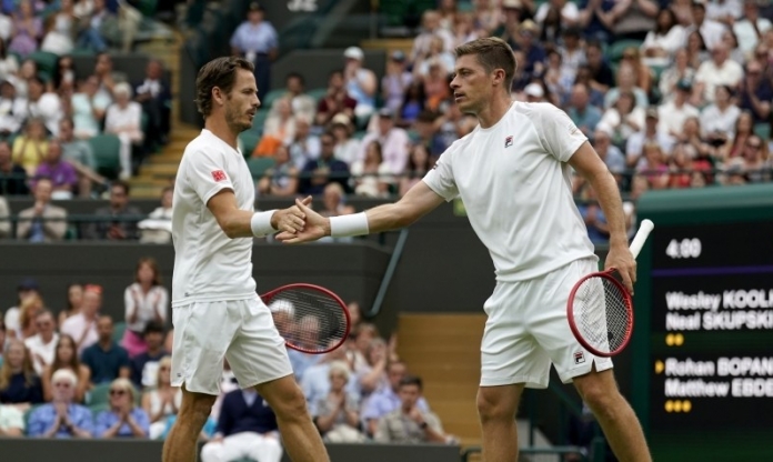 Xác định 2 cặp đấu vào chung kết đôi nam giải quần vợt Wimbledon 2023
