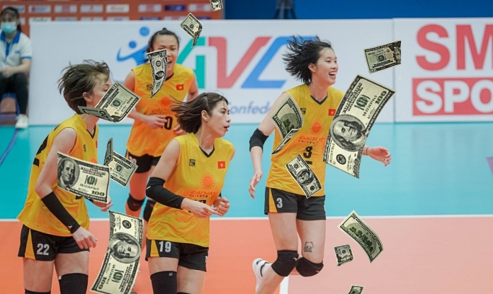 Tiền thưởng khủng của giải bóng chuyền nữ quốc tế VTV Cup 2023
