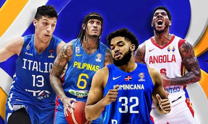 Lịch thi đấu FIBA World Cup bóng rổ nam 2023 ngày 25/8: Philippines vs CH Dominica