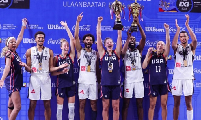 Pháp và Mỹ vô địch giải bóng rổ FIBA 3x3 Nations League 2023