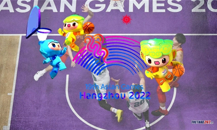 Lịch thi đấu bóng rổ 5x5 ASIAD 19 hôm nay 27/9