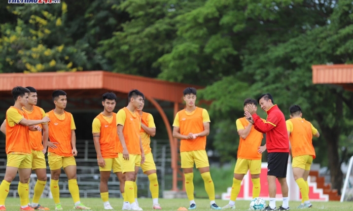 U23 Việt Nam tập sút penalty cho trận bán kết giải Đông Nam Á