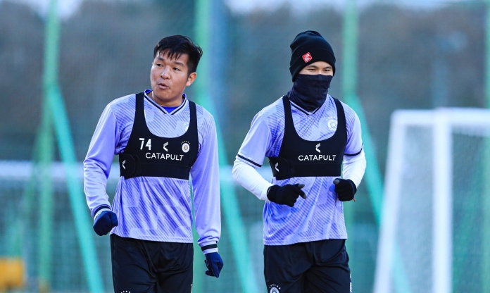 VIDEO: Hà Nội FC tập buổi đầu tại Hàn Quốc
