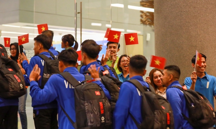 U16 Việt Nam được chào đón nồng nhiệt ở Indonesia