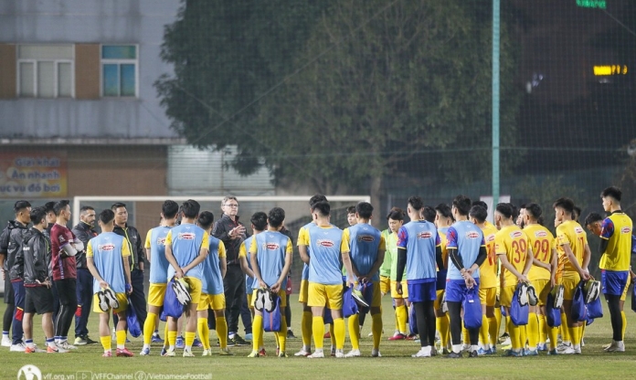 Nhiều cầu thủ U23 Việt Nam bất ngờ nghỉ tập