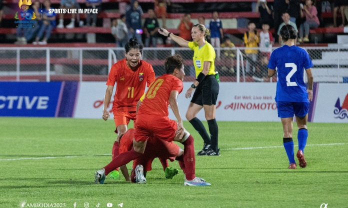 VIDEO: Pha bóng quyết định giúp tuyển nữ Myanmar thắng sốc đội dự World Cup