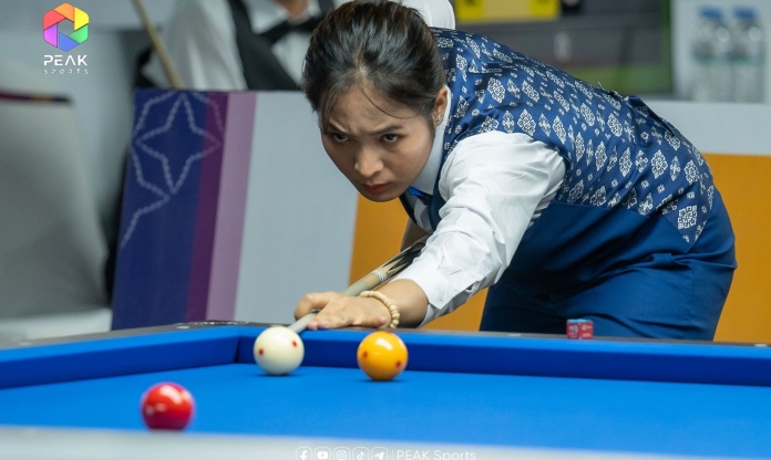 'Thánh nữ billiards' Campuchia đánh bại cơ thủ Việt Nam để giành HCV SEA Games
