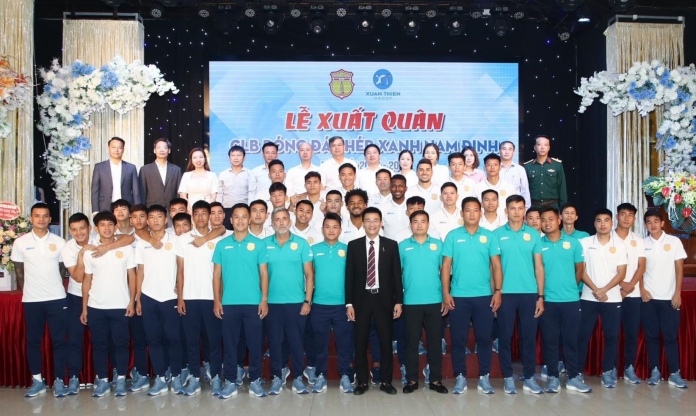 CLB Thép Xanh Nam Định đặt mục tiêu cao nhất tại V-League 2023/24