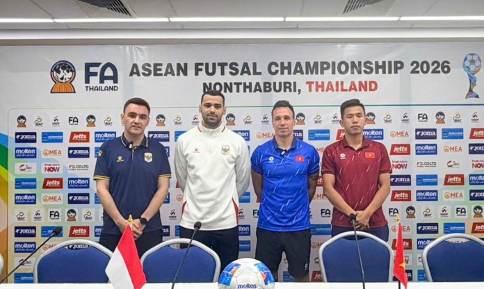 HLV ĐT futsal Việt Nam cảnh báo sức mạnh Indonesia trước bán kết futsal Đông Nam Á 2026