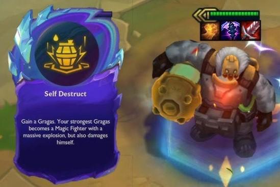 Lõi Gragas đang có tỉ lệ thắng khủng bố khi có Cảm Quan Cấy Ghép - ĐTCL mùa 17