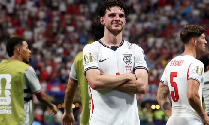 Declan Rice khiến tuyển Anh 'đứng tim' trước trận sinh tử với Mexico