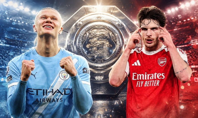 Xem trực tiếp Siêu cúp Anh 2026 Arsenal vs Man City ở đâu, kênh nào?
