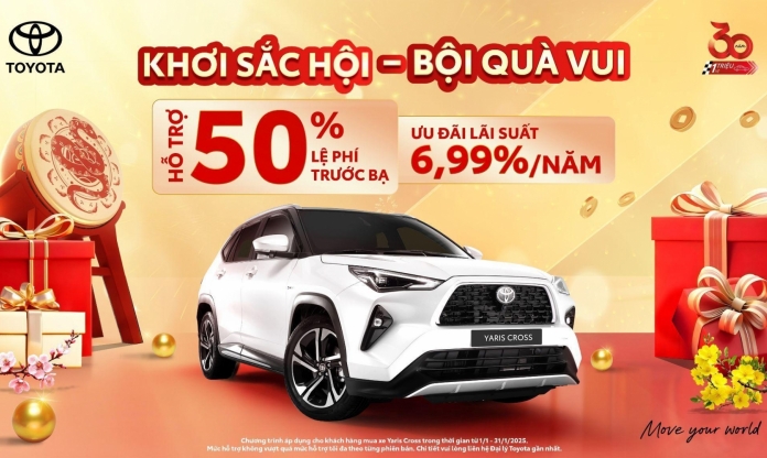 Toyota tung loạt ưu đãi lớn, hướng tới kỷ niệm 30 năm tại Việt Nam