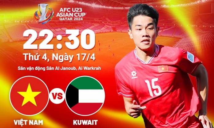 Link xem U23 Việt Nam vs U23 Kuwait vào hôm nay 17/04