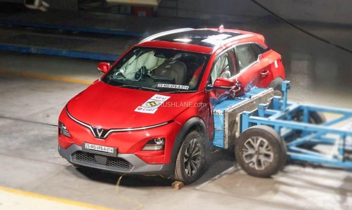 Bộ đôi SUV điện VinFast VF 6 và VF 7 đạt chứng nhận an toàn 5 sao tại Ấn Độ