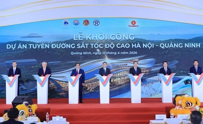 Tuyến đường sắt tốc độ cao Hà Nội - Quảng Ninh chính thức khởi công, hướng tới vận hành vào năm 2028