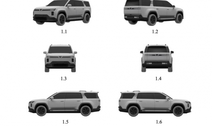 Ba thiết kế SUV mới của VinFast lộ diện qua hồ sơ đăng ký bảo hộ kiểu dáng