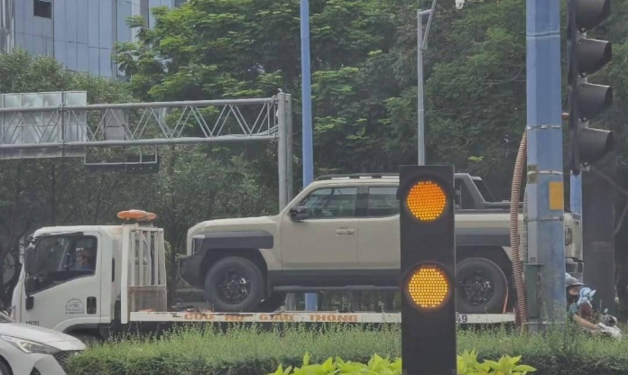 Bán tải Kia Tasman lộ diện trên xe chuyên chở tại Việt Nam, chưa rõ kế hoạch phân phối