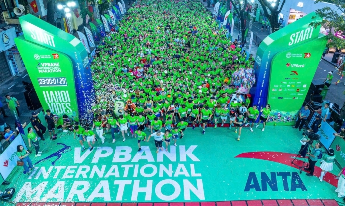 Những đóng góp cho thể thao cộng đồng của ANTA qua giải chạy VPBank International Marathon 2024