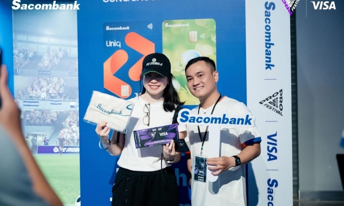 Sacombank đồng hành cùng visa tại sự kiện thể thao điện tử EA SPORTS FC PRO FESTIVAL 2025