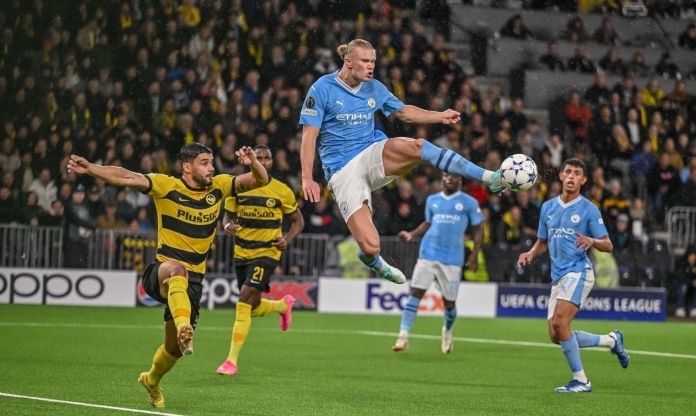 Haaland trút giận, Man City tiếp tục thống trị tại Champions League