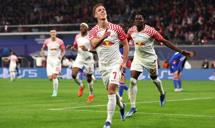 Tấn công mãn nhãn, Leipzig tiếp tục bám đuổi Man City tại C1
