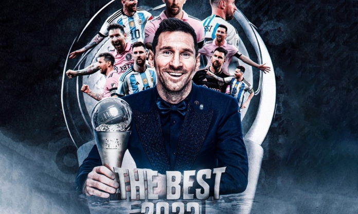 Messi đi vào lịch sử FIFA sau khi thắng The Best 2023 trước Haaland