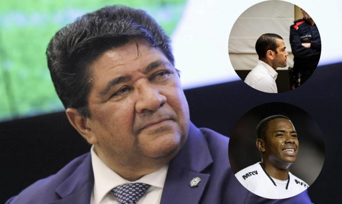 Chủ tịch LĐBĐ Brazil: 'Bản án của Alves và Robinho đã chấm dứt một chương đen tối'