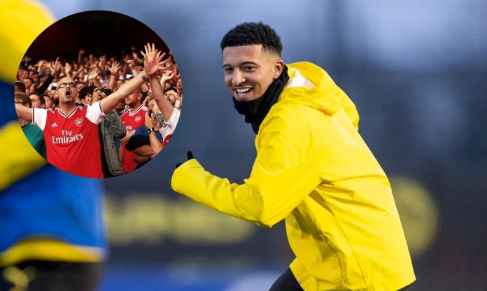 CĐV Arsenal bất ngờ trước màn thể hiện của Sancho